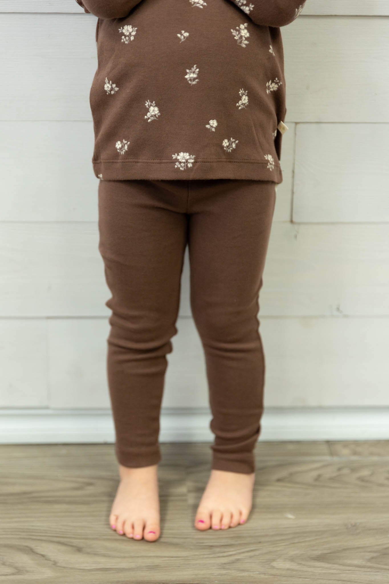Organic Leggings Dark Brown