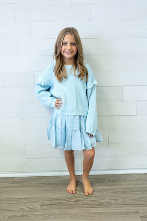 Chloe Knit Sweater Blue