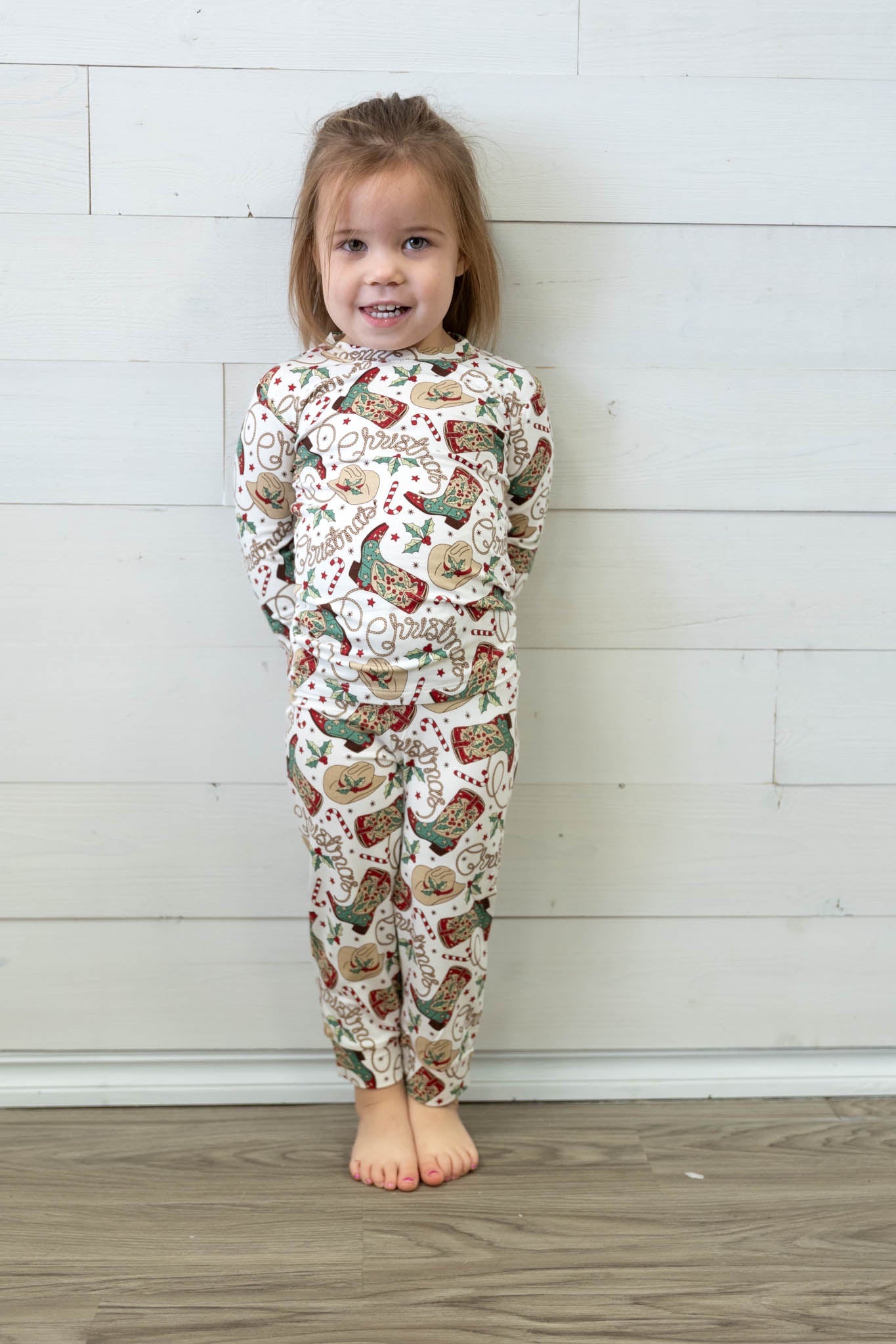 Holiday Hoedown Kids LS Pajama Set