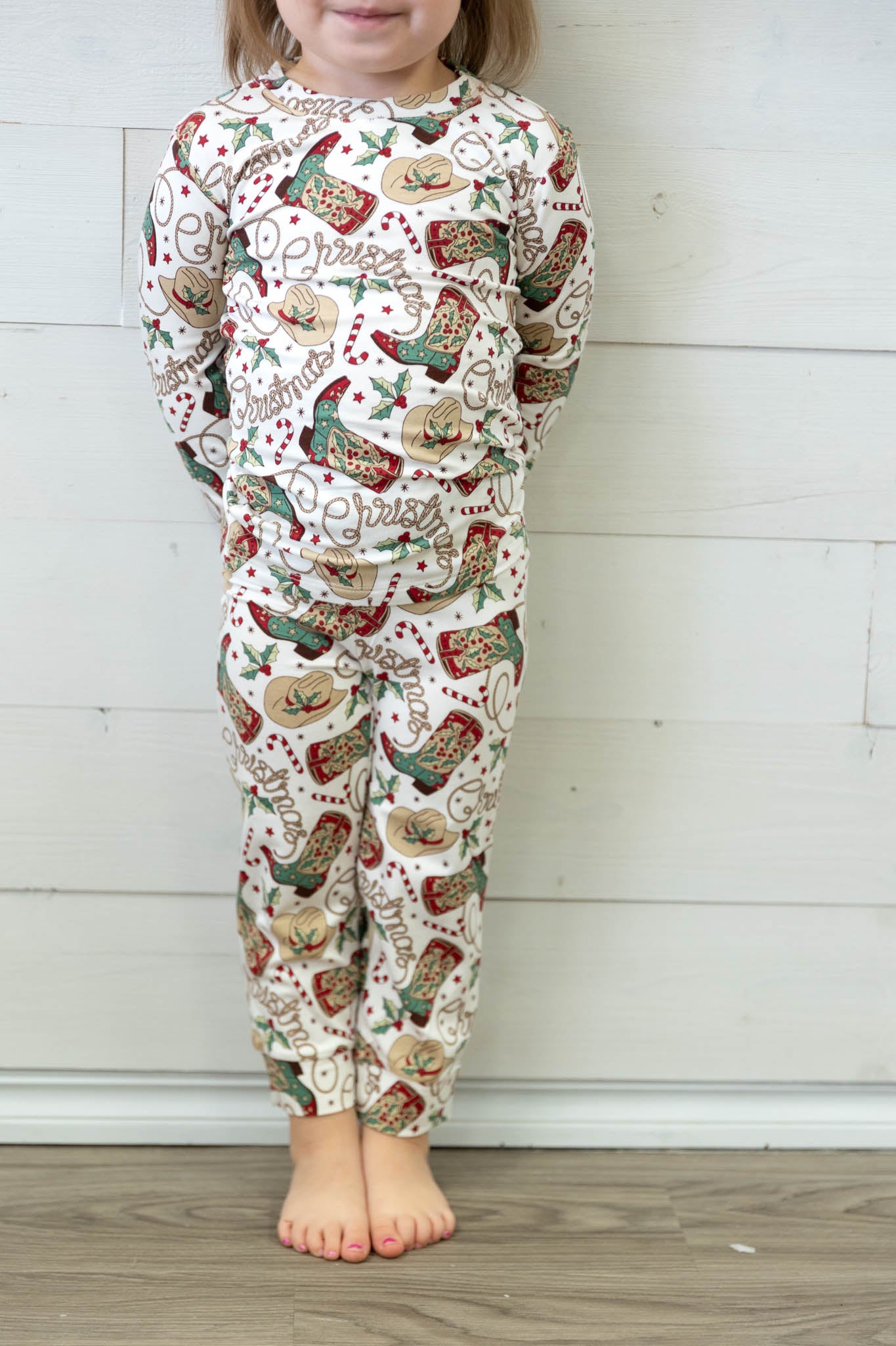 Holiday Hoedown Kids LS Pajama Set