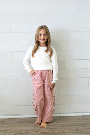 Bowtastic White Sweater