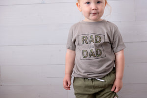 Rad Like Dad Graphic Tee Stone