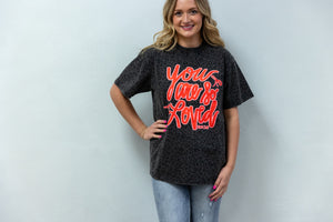 You Are So Loved Graphic Tee Black