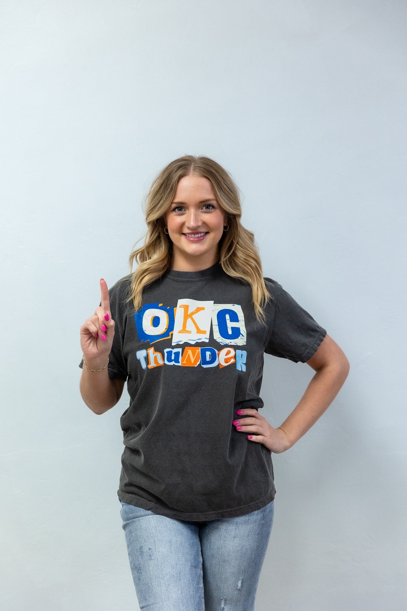 OKC Thunder Graphic Tee Pepper