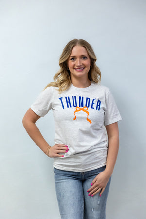 Adult Thunder Bow Graphic Tee Grey