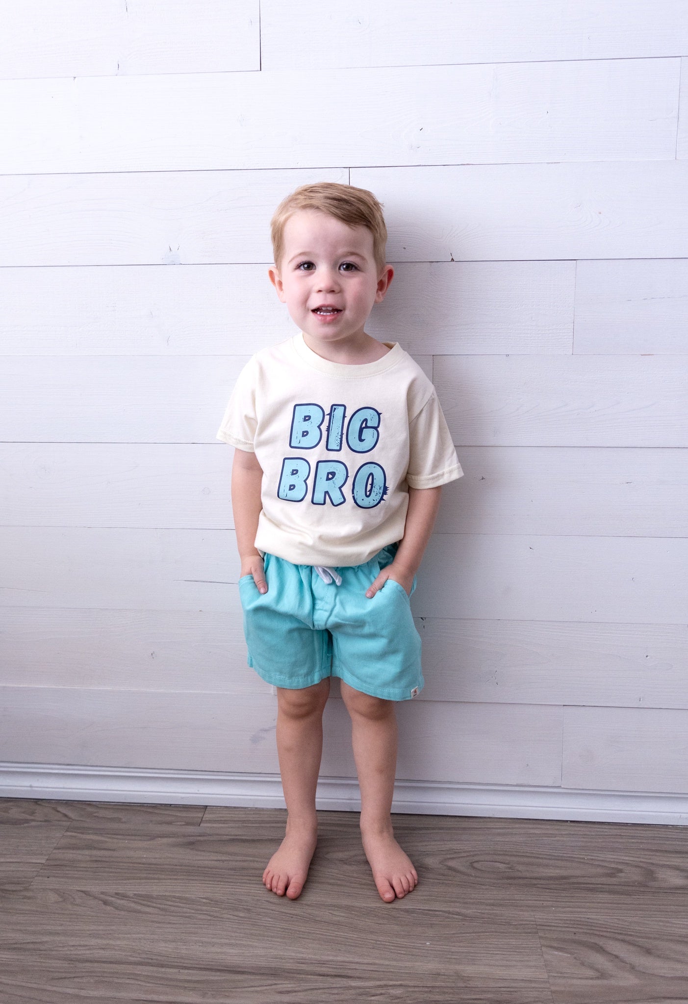 Toddler Big Bro Graphic Tee Ivory