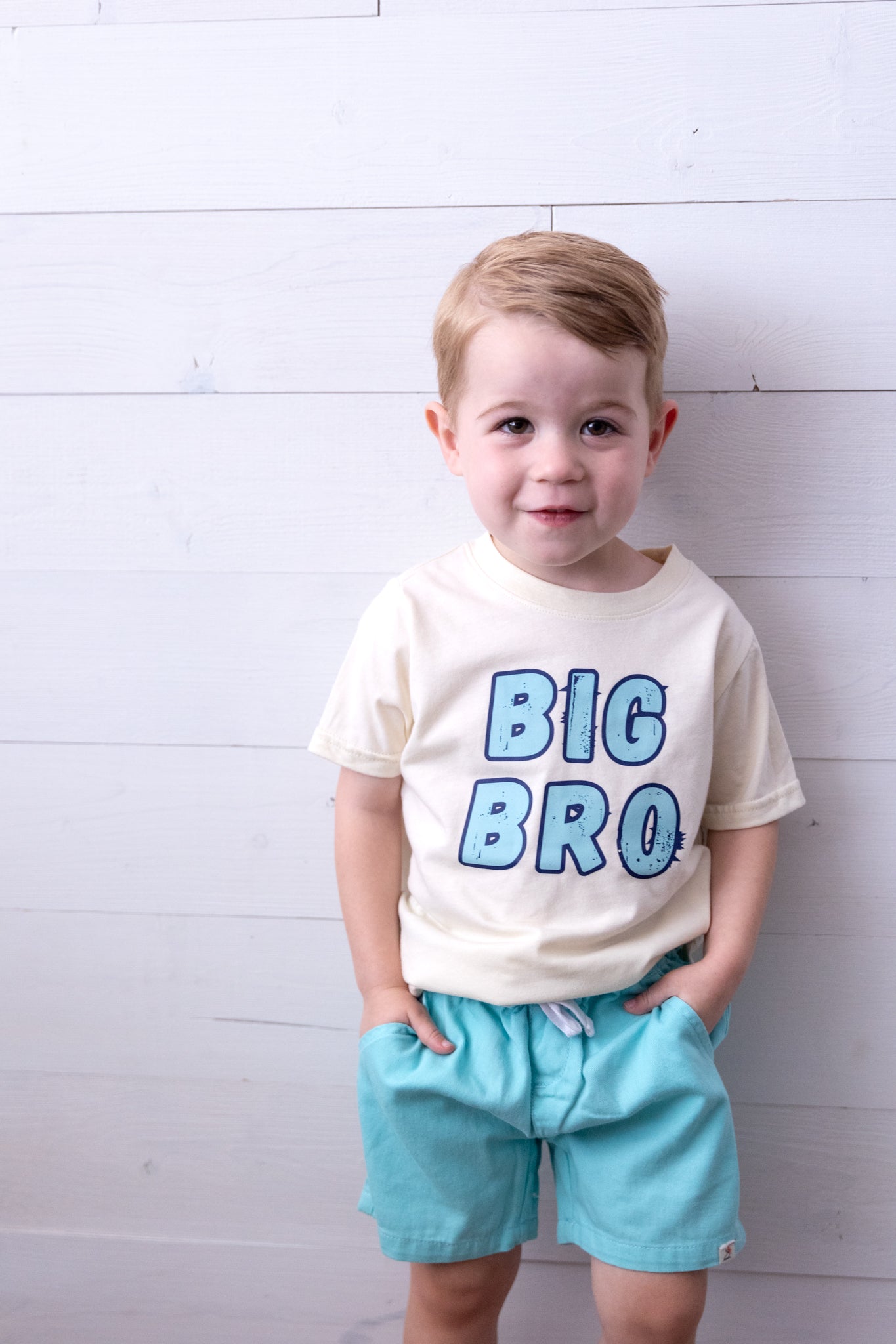 Toddler Big Bro Graphic Tee Ivory