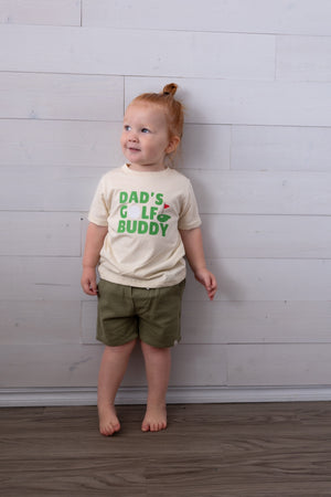 Dads Golf Buddy Graphic Tee Ivory