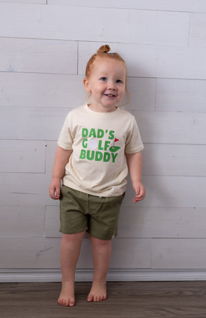Dads Golf Buddy Graphic Tee Ivory
