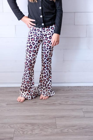 Wild One Ribbed Velvet Bell Bottoms