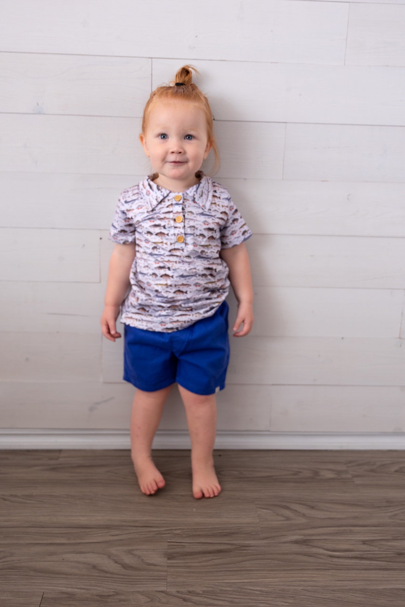 Fish Boy Collar Shirt