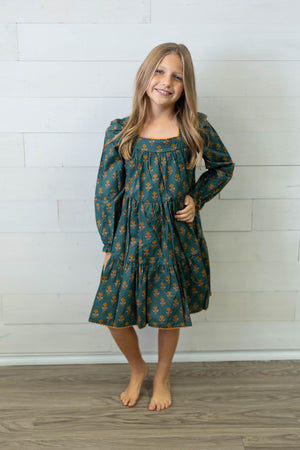 Autumn Ivy Dress Green