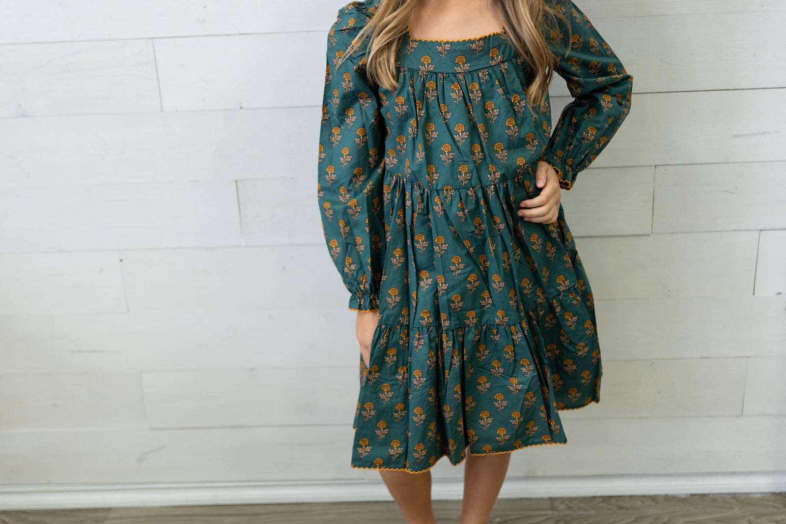 Autumn Ivy Dress Green