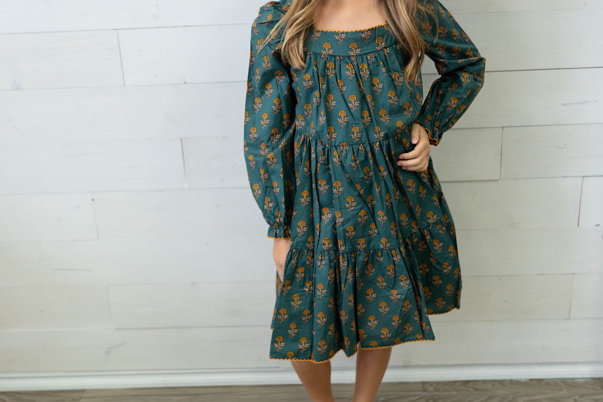 Autumn Ivy Dress Green