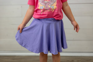 Mila & Rose Twirl Skort Periwinkle
