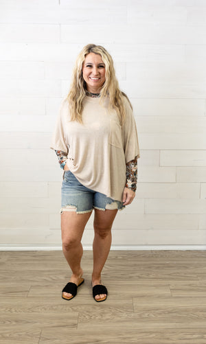 Merigold Kiss Hello Darlin Mesh Top Multi