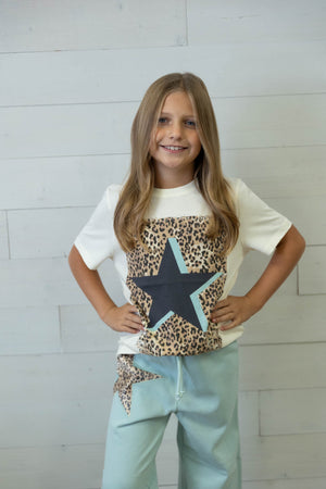 Gardenia Star Graphic Tee Shirt