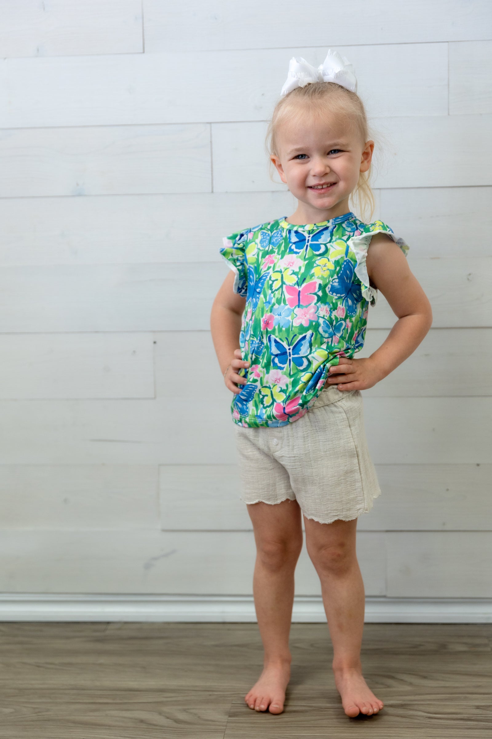 Beatrix Cream Shorts