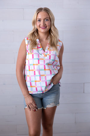 Lennon Look Me Up Multi Colored Top