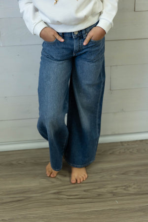 Girls Nini Wide Leg Jean