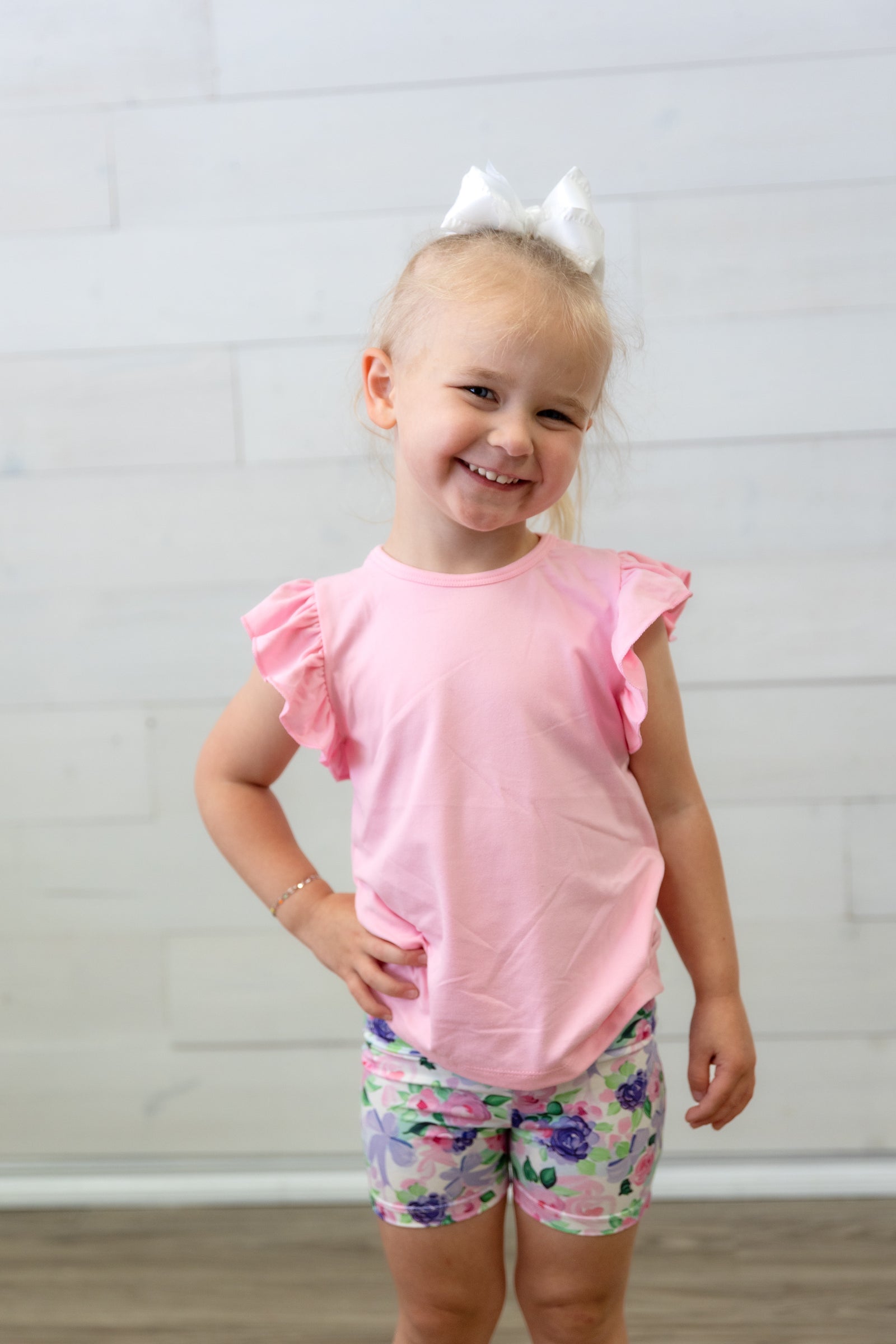 Mila & Rose Floral Biker Shorts