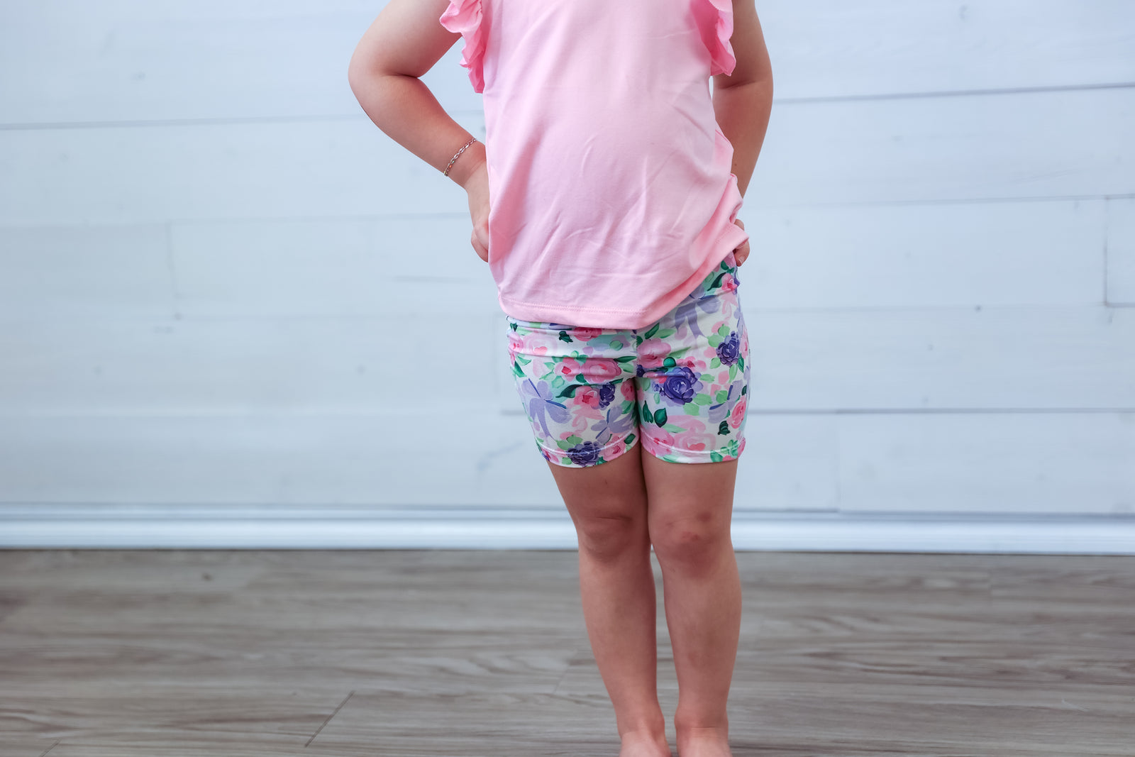Mila & Rose Floral Biker Shorts