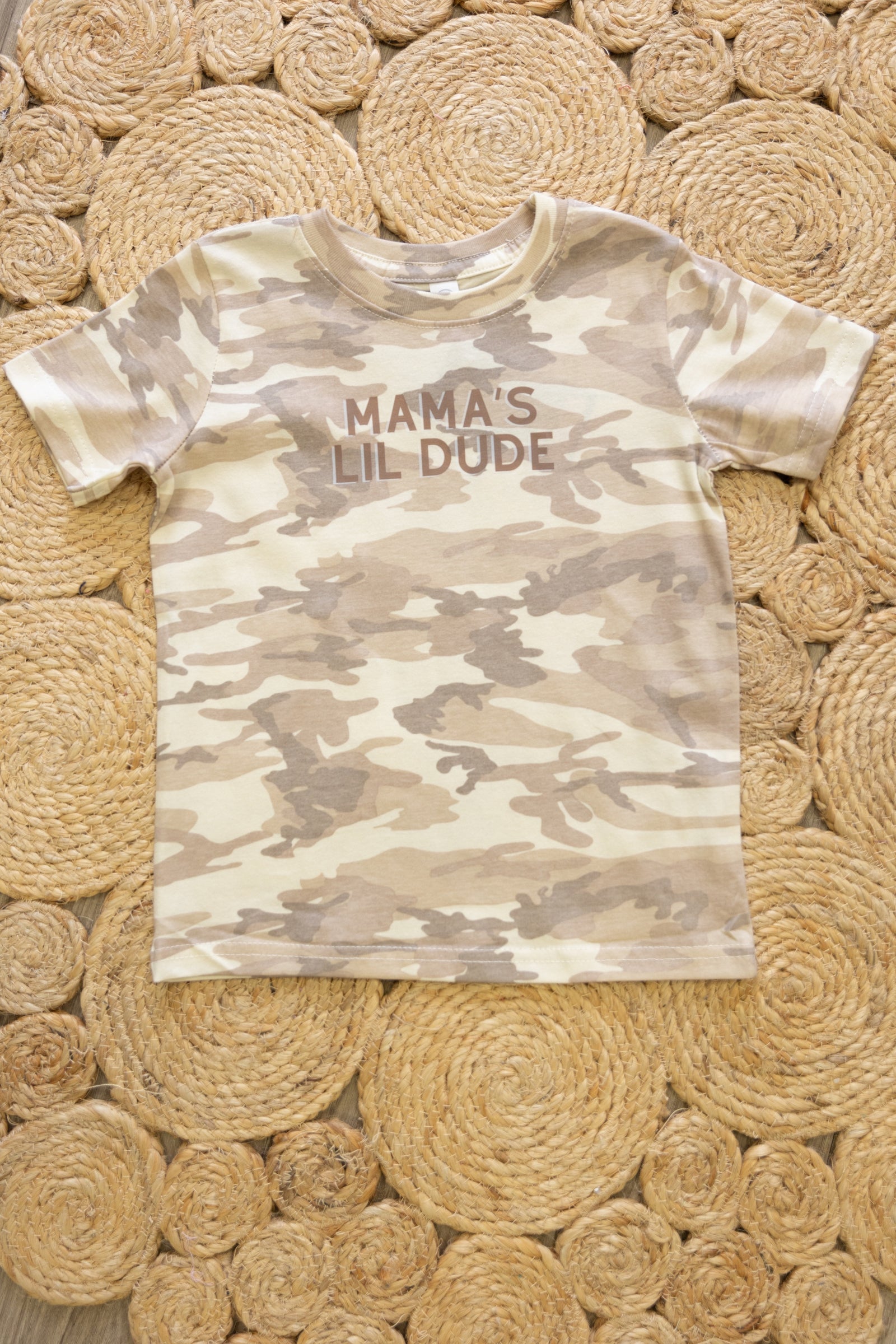 Mamas Little Dude Graphic Tee Camo