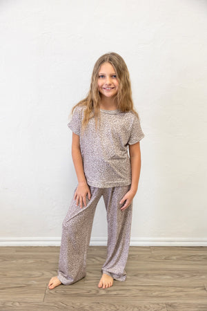Distressed Animal Print Bottoms