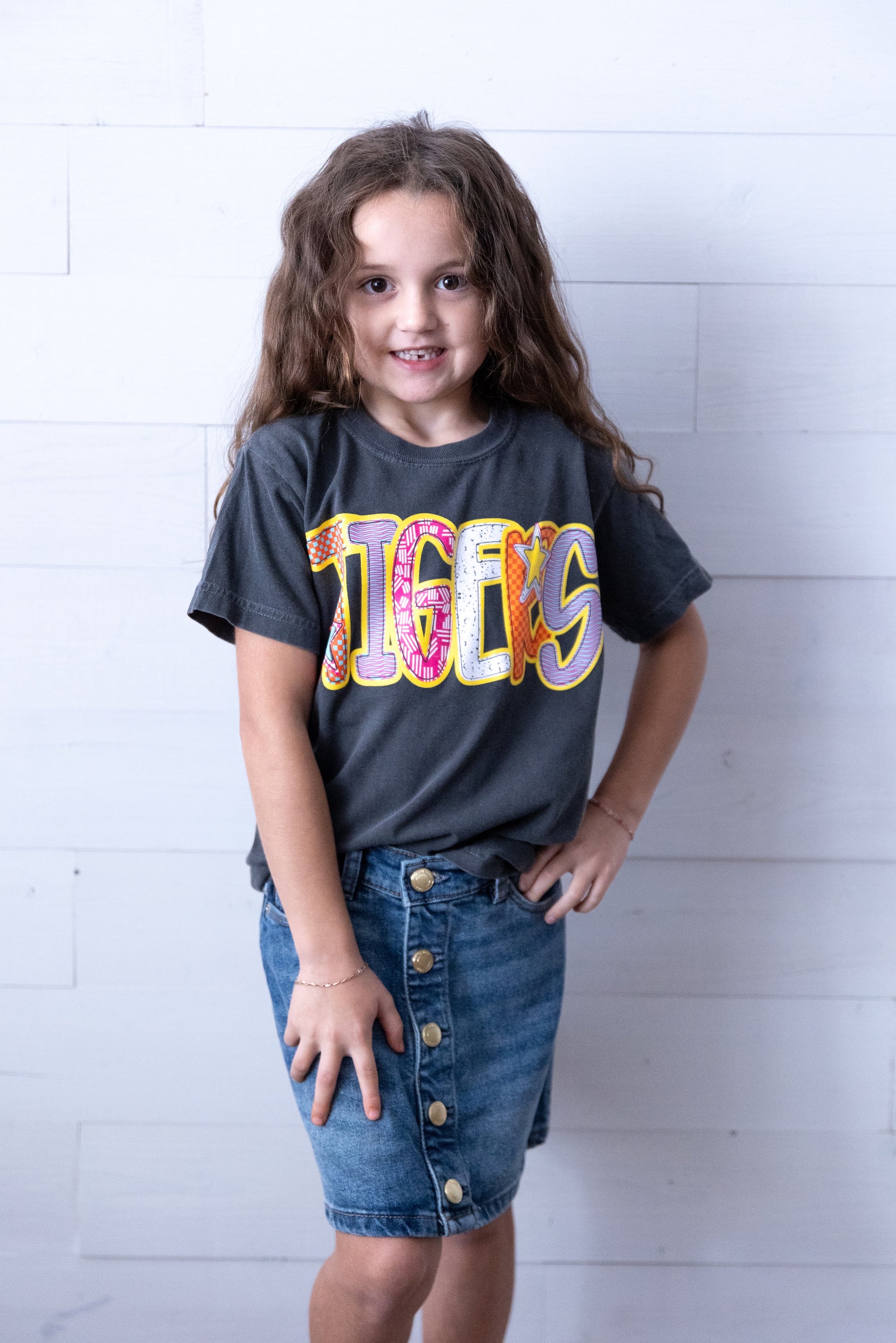 Youth Color Pop Tigers Graphic Tee