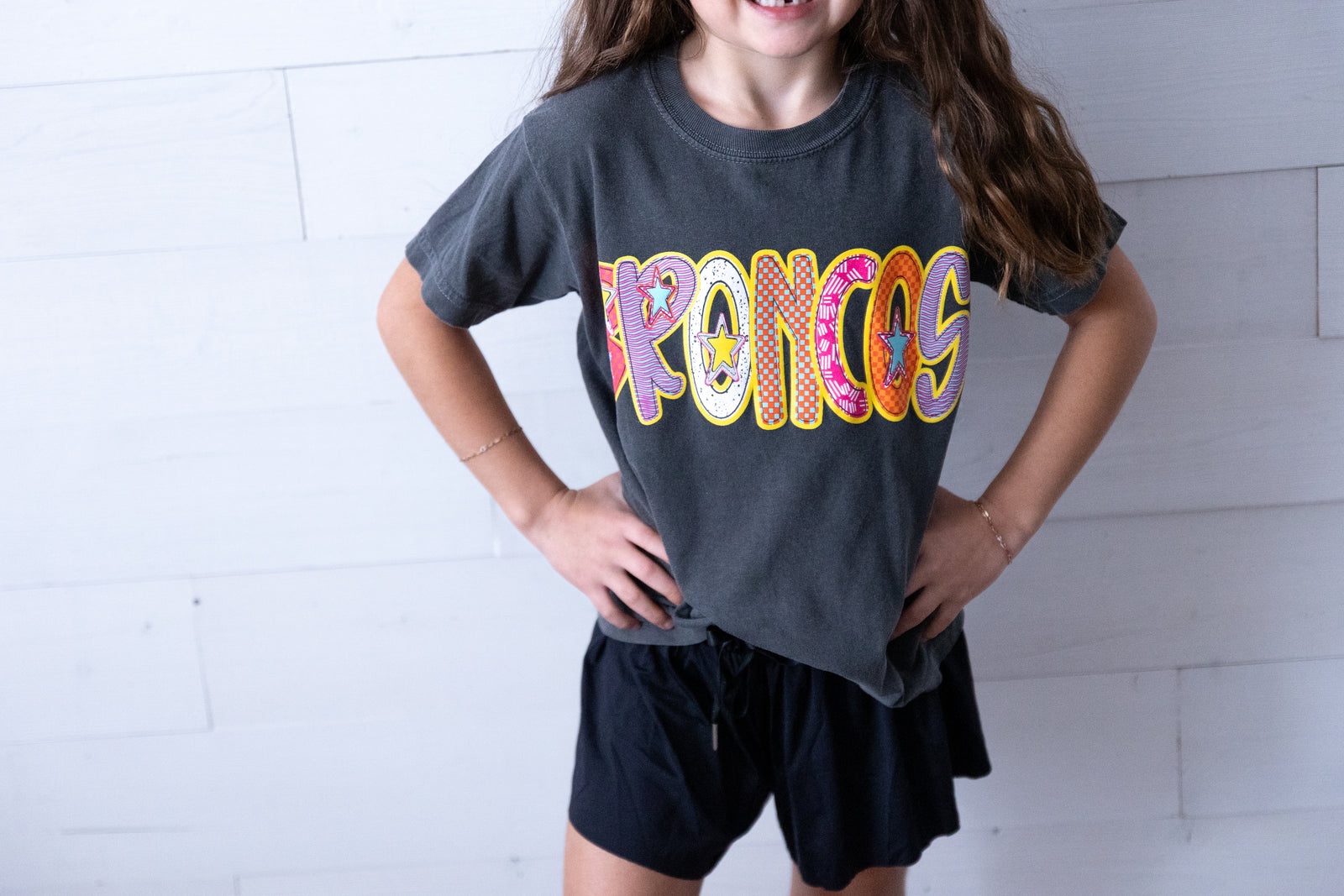 Youth Color Pop Broncos Graphic Tee