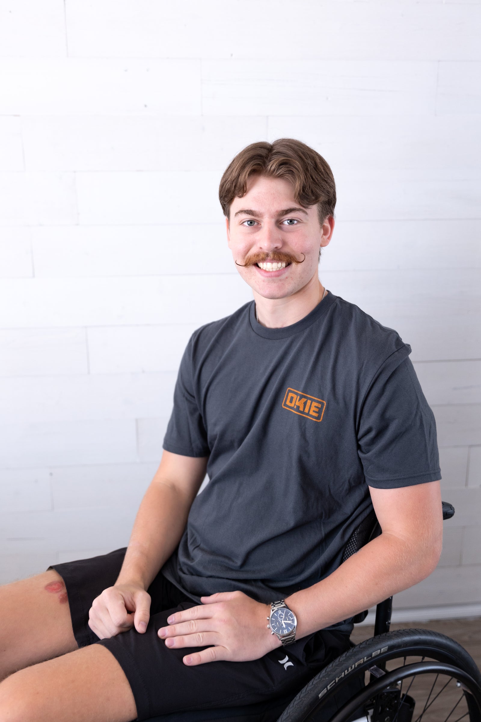 Okie Antlers 1907 Grey Graphic Tee