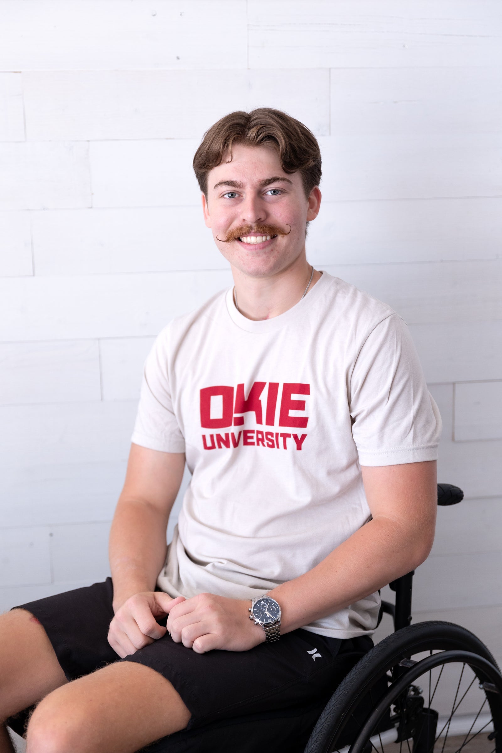 Okie University Graphic Tee Grey