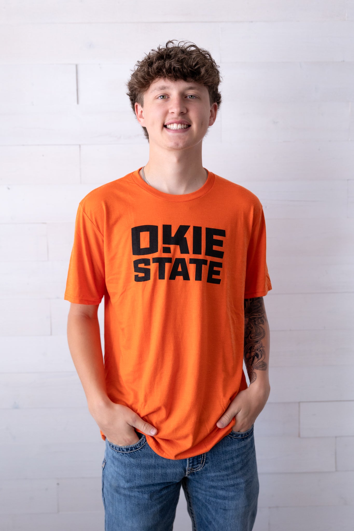 Okie State Graphic Tee Orange