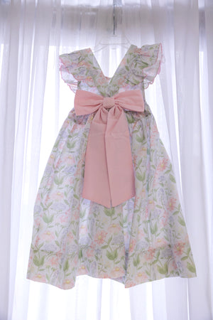 Lilah Pink & Light Purple Floral Dress