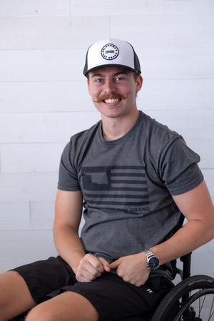 The Okie Brand Grey Billy Graphic Tee