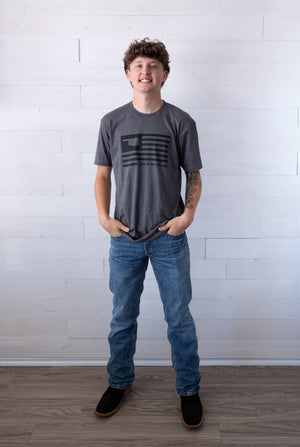 The Okie Brand Grey Billy Graphic Tee