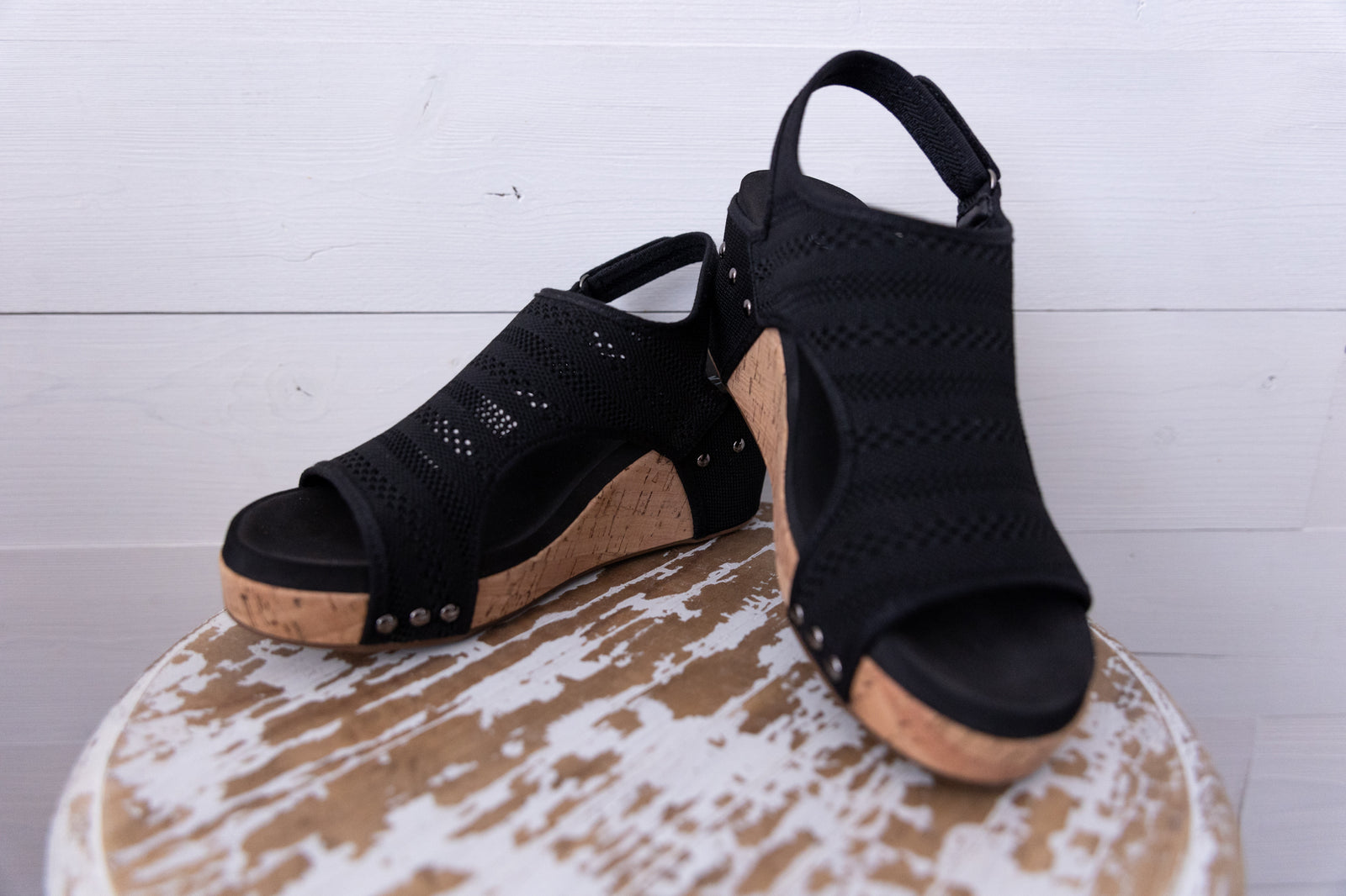 Corkys Carley Black Knit