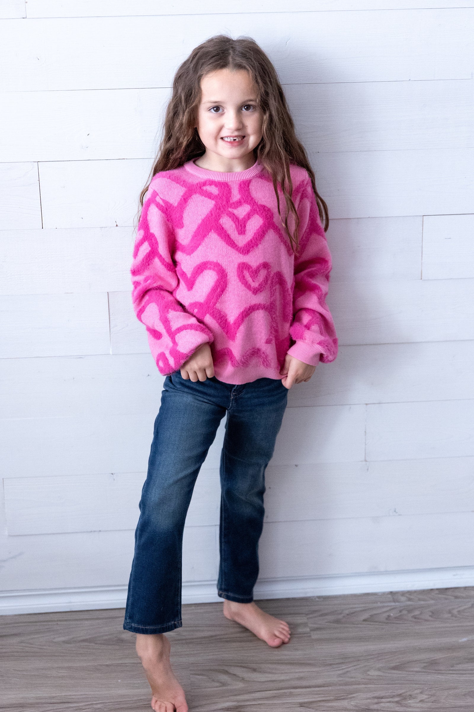 Plenty Pink Combo Sweater