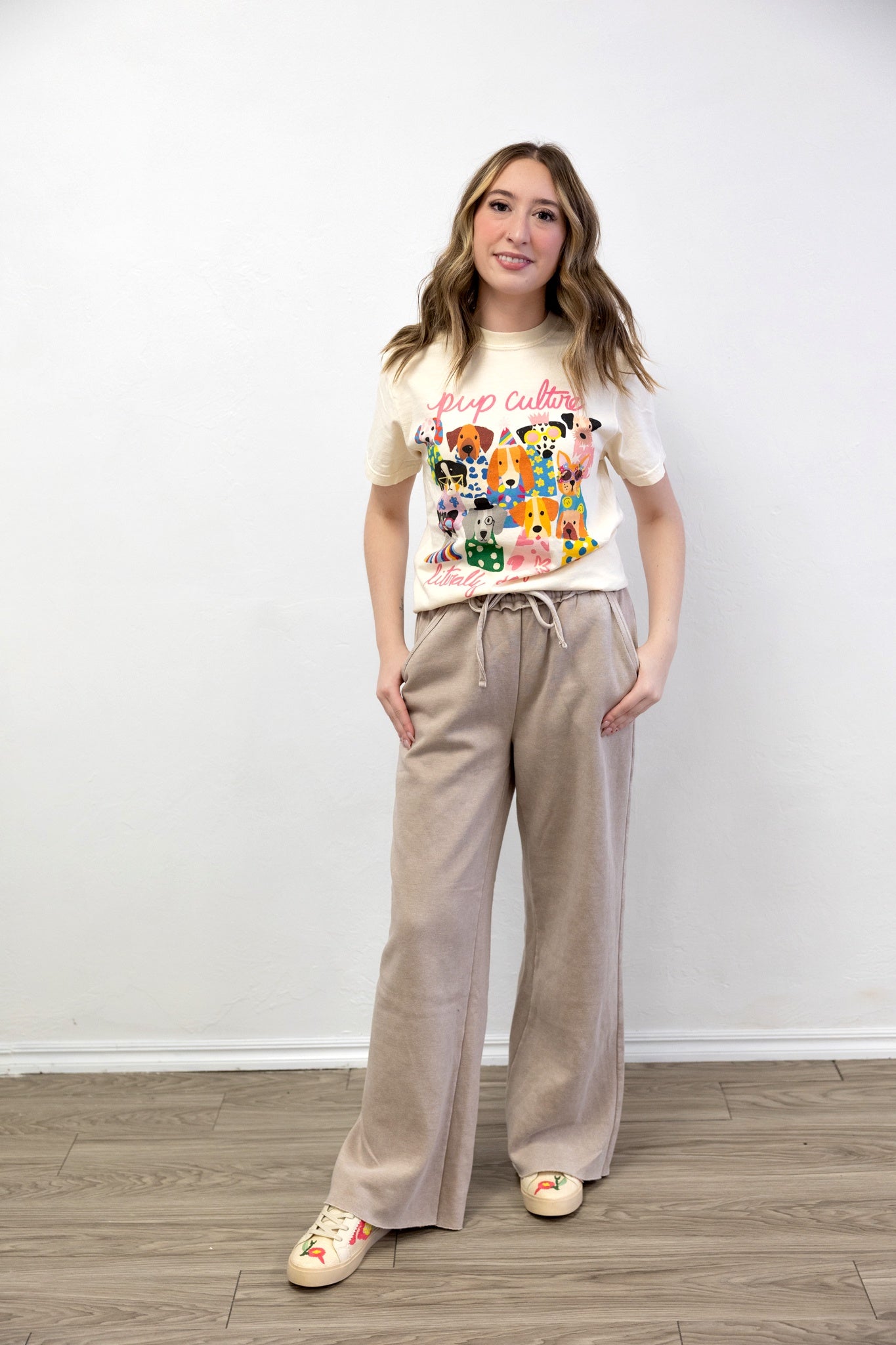 Literally So Fetch Graphic Tee Ivory