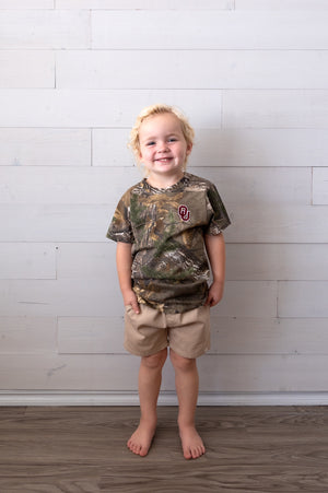 OU Realtree Camo SS Tee
