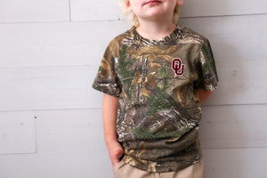 OU Realtree Camo SS Tee