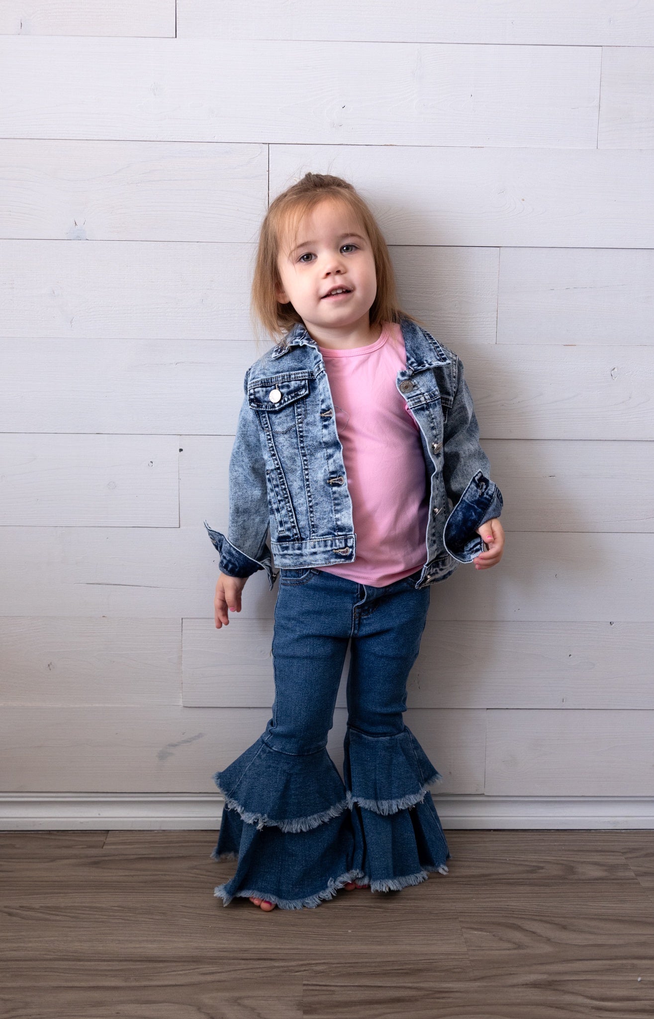 Blue Denim Flare Jeans