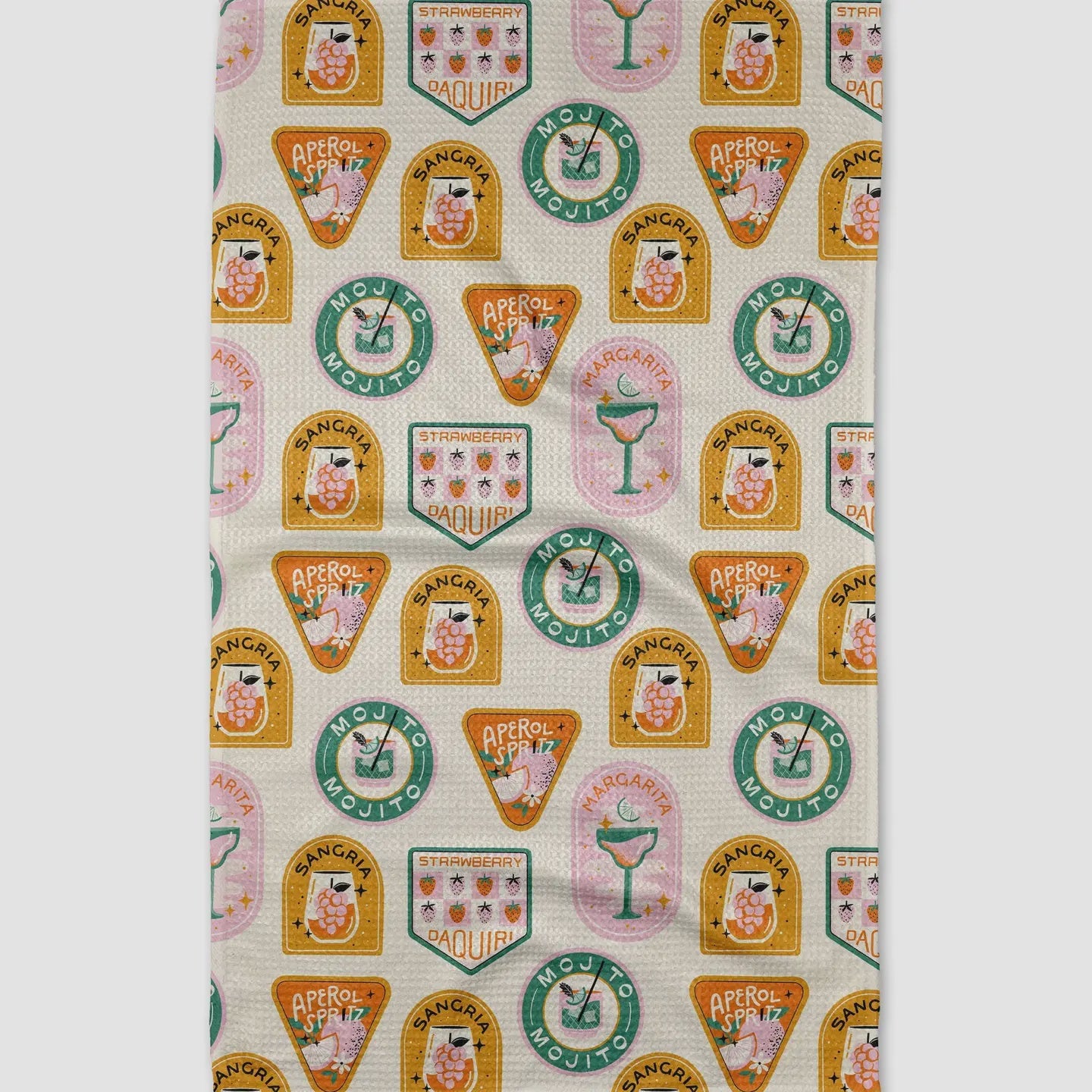 Cocktail Scout Badges Tea Towel