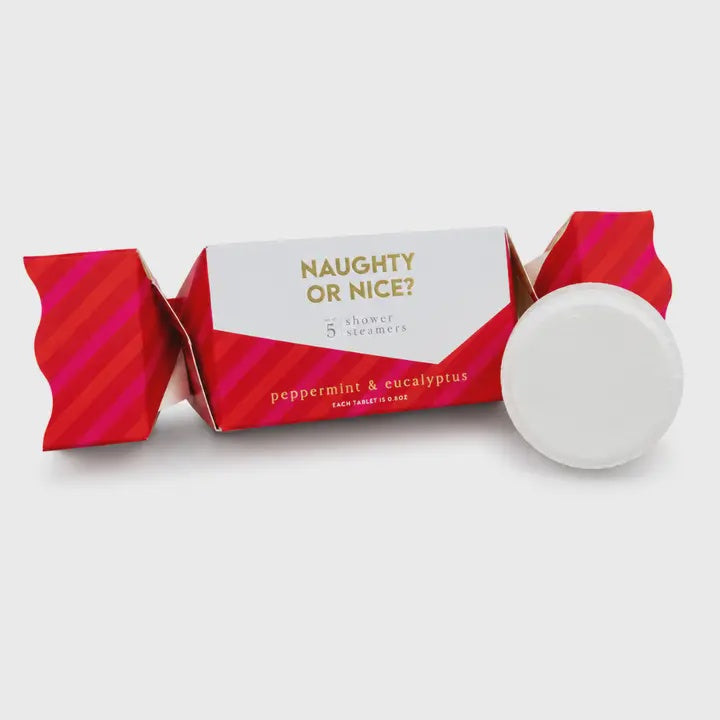 Naughty Or Nice Shower Steamer Popper Gift Set