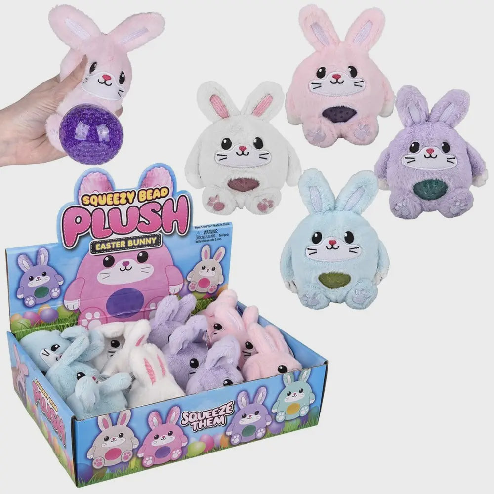 Plush Easter Bunny Squeezy Bead