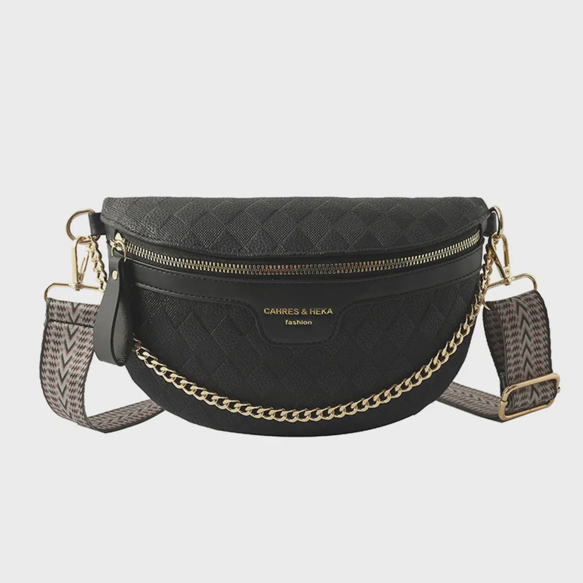 Pyramid Check Everyday Belt Bag Black