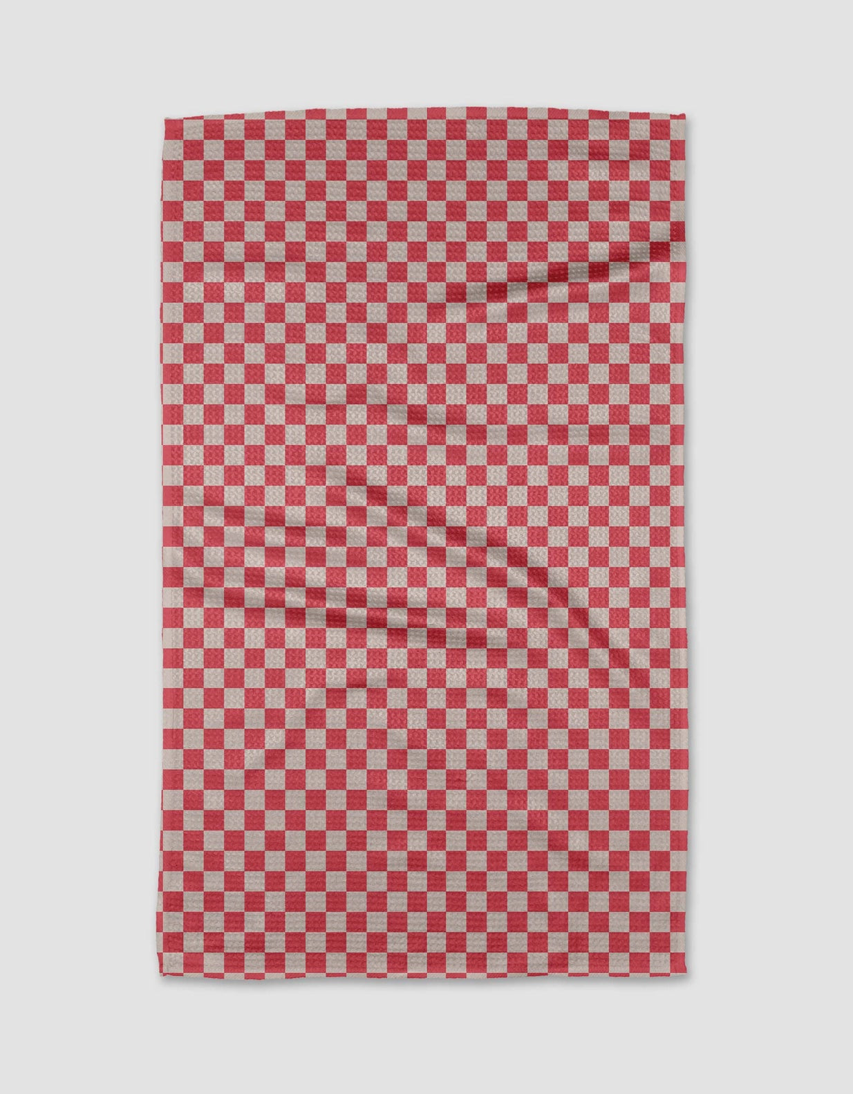 Geometry Kitchen Tea Towel-Holiday Checkers