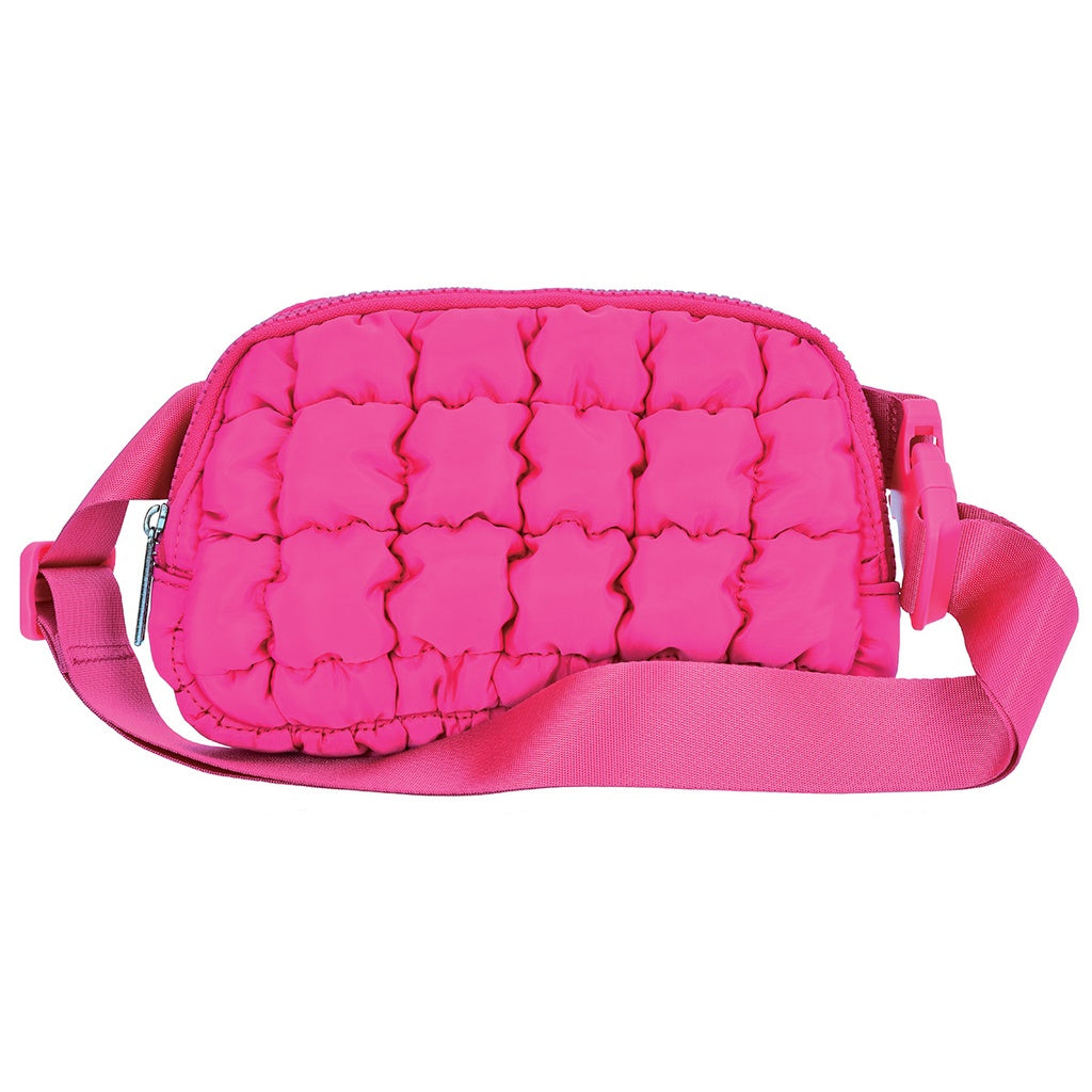 iscream Vivid Pink Quilted Belt Bag