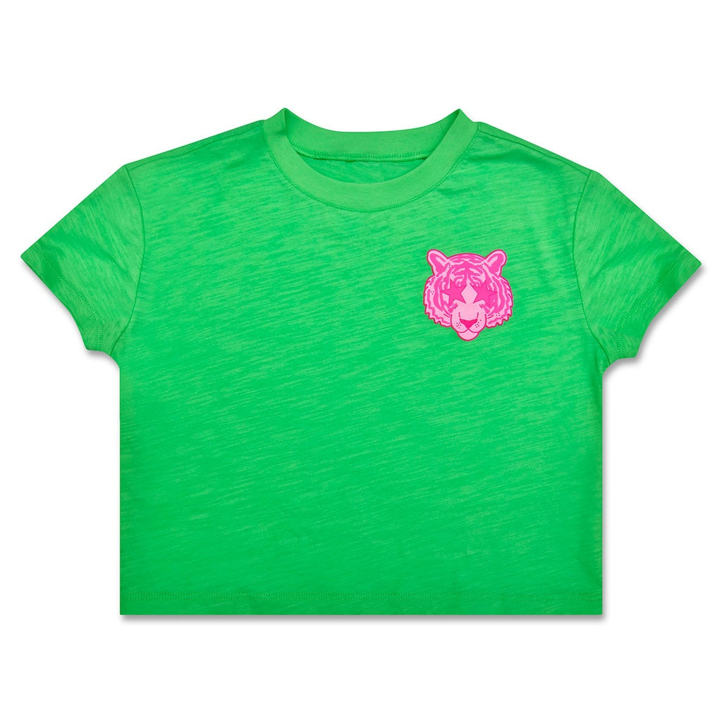iscream Tiger Boxy Tee Green
