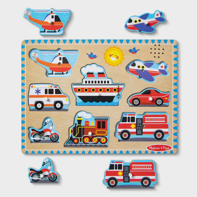 Melissa & Doug Vehicle Sound Puzzle